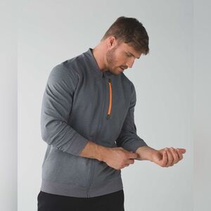 Lululemon Six Pack Jacket Heathered Gray Sz L
